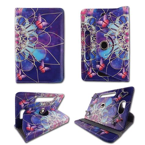 Galaxy Butterfly Folio Tablet Case For Rca 7 Inch Android Tablet Cases