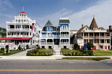 Colorful Victorian Style Houses In Cape May Nj Beautiful Places In