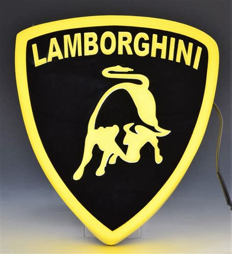 Lamborghini Neon Sign Aug 24 2017 Christiana Auction Gallery In De