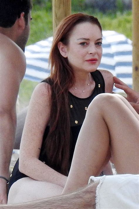 Lindsay Lohan At Lohan Beach Club In Mykonos 06102018 Hawtcelebs