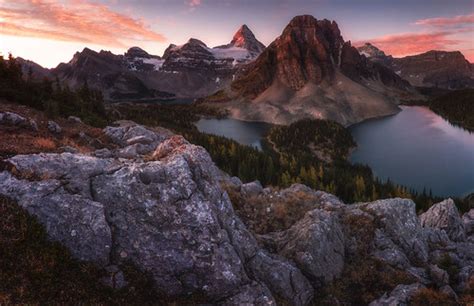 Sunrise Over Mt Assiniboine A View From The Nub At Sunrise Flickr