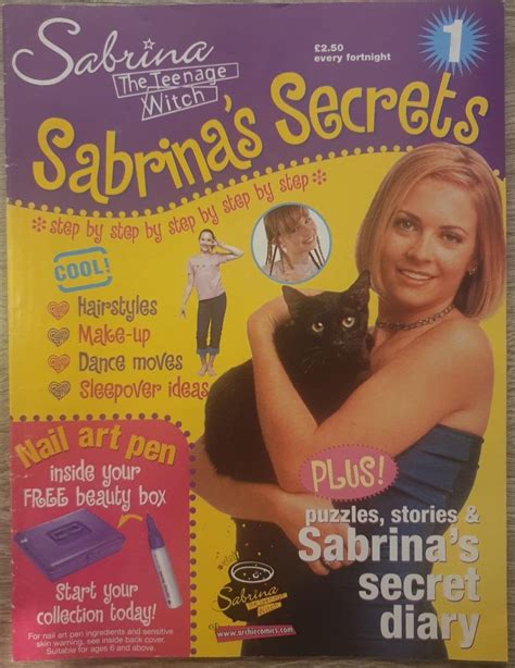 a look back at sabrina the teenage witch s sabrina s secrets magazines melbourne girl stuff