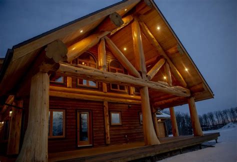 Beautiful Cedar Log Post And Beam Home Log Homes Lifestyle