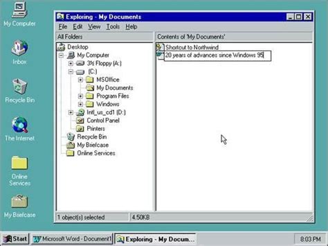 Windows 95 20th Anniversary 20 Years Of Tech Advancements