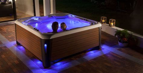 how deep is a hot tub backyard oasis