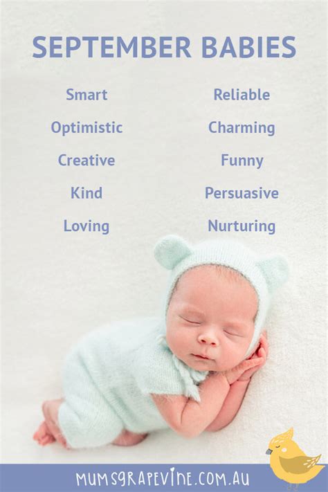 Characteristics Of Babies Born In September Mums Grapevine