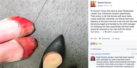 This Woman Was Sent Home From Work For Not Wearing High Heels At The Office