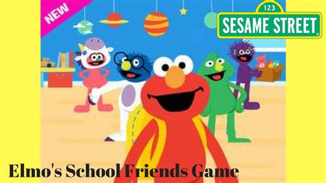 Sesame Street Elmos School Friends Pbs Kids Games Elmo Games
