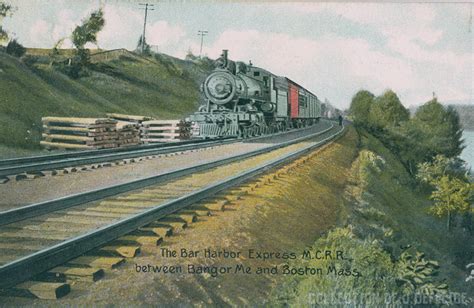 Maine Central Bar Harbor Express The Nerail New England Railroad Photo