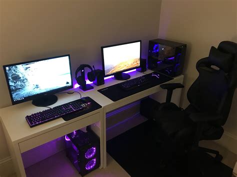 His And Hers Battlestations Built My Girl Her First Pc Battlestation