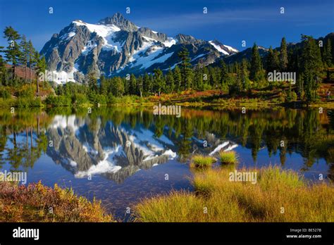 Mount Shuksan In Washington States North Cascades National Park