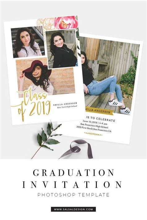 Graduation Announcement Cards Templates Are For A Senior Graduation