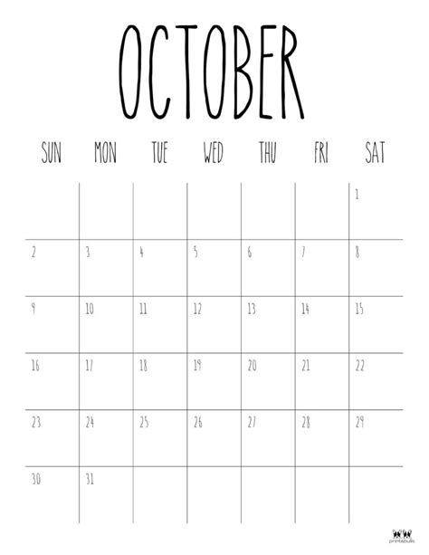 Free Printable October 2022 Calendar Wiki Calendar October 2022