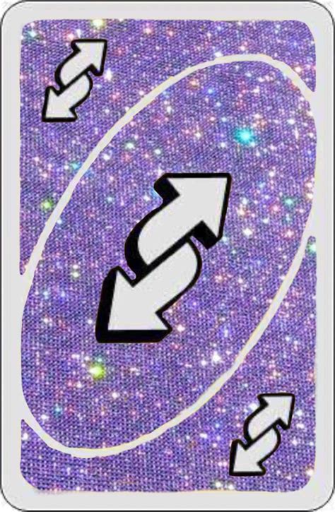 Purple Uno Reverse Card
