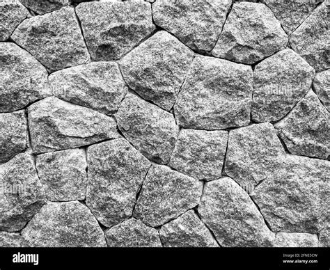 Stone Wall Texture Background Abstract Surface Of Dark Strong Grey