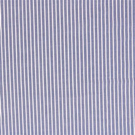 Cotton Shirting Blue Stripe Bloomsbury Square Dressmaking Fabric