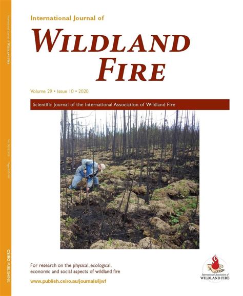 International Journal Of Wildland Fire Ijwf International Association Of Wildland Fire