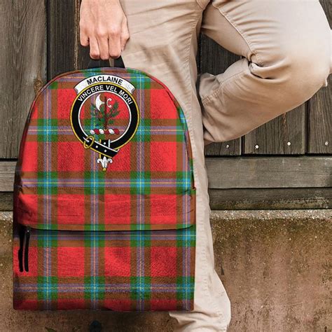 Aio Pride Maclaine Of Loch Buie Hunting Ancient Clan Tartan Crest Back