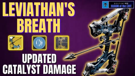LEVIATHAN S BREATH Catalyst Buff Destiny 2 Was It Enough YouTube