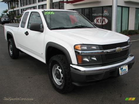 2006 Chevrolet Colorado Extended Cab 4x4 In Summit White 244403 Jax