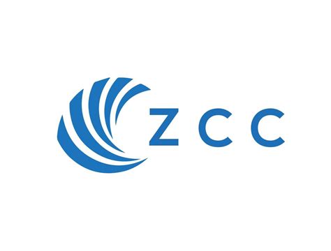 Zcc Letter Logo Design On White Background Zcc Creative Circle Letter