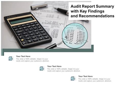 Audit Report Summary With Key Findings And Recommendations