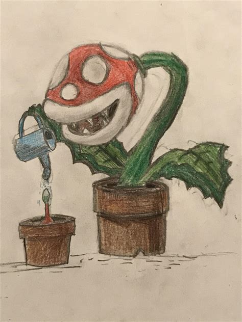 Piranha Plant Drawing Rsupersmashbros