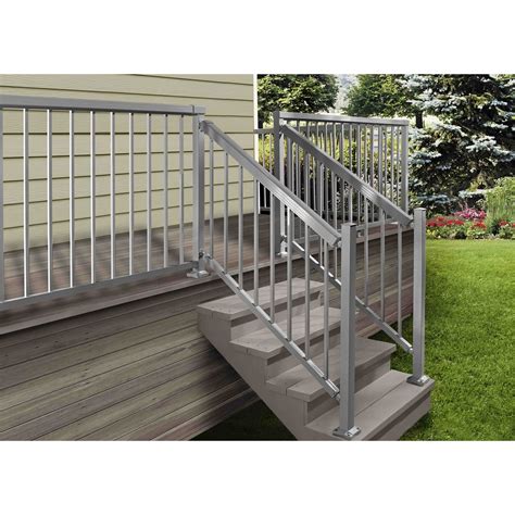 Peak 1800mm Aluminium Balustrade Standard Stair Baluster And Spacer Kit