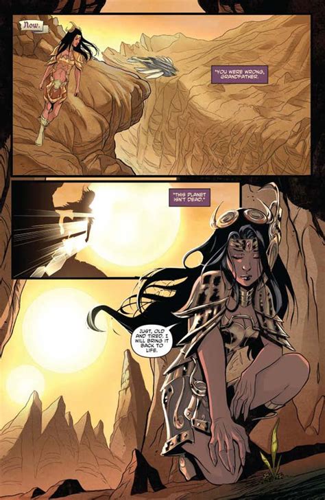 The Movie Sleuth Images A Preview For The Upcoming Comic Dejah Thoris