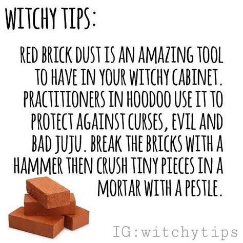 Red Brick Dust Wicca Witchcraft Wiccan Witch Magick Spells Spells