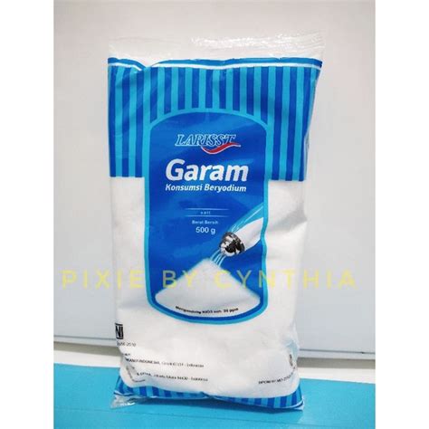 Jual Garam Dapur 500 Gram Salt Shopee Indonesia