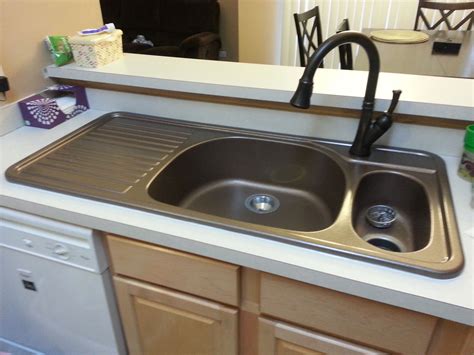 Corstone Kitchen Sink With Drainboard In Cinnabar