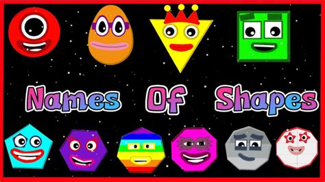 Name Of Shapes With Numberblocks What Shape Is It Shapes For Kids