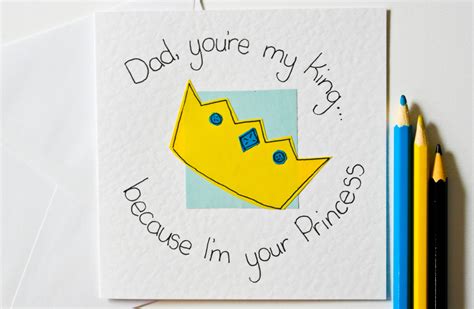 Gifts.com has made it easy by providing a wide variety of boss day gifts. Handmade greeting card for Dad Dad you're my King...