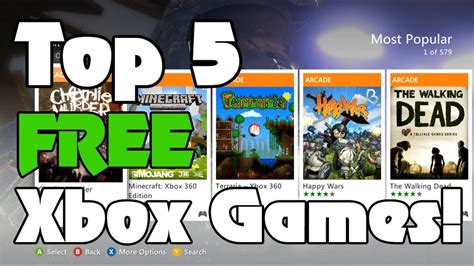 Top 5 Free Xbox 360 Arcade Games From Marketplace Youtube