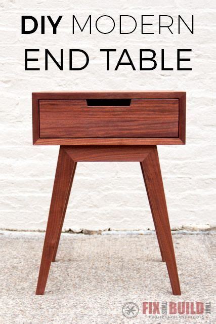Modern Diy End Table Side Table Fixthisbuildthat Diy End Tables