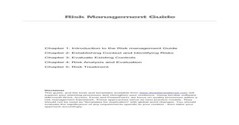Download Pdf Risk Management Guide Internodesaltersrisk Management