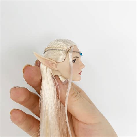 action and spielfiguren 1 6 fairy elf female head sculpt with detachable ears for 12 phicen