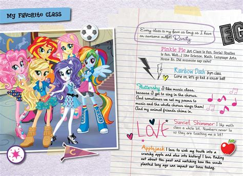 My Little Pony Equestria Girls Canterlot High Tell All Book By Susan