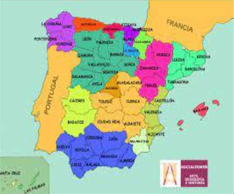 Mapa Politica España Sexto Primaria Ipuzzle Foto Puzzle