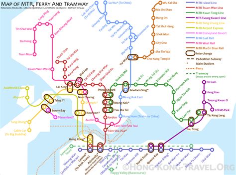 Hong Kong Metro Map Map Travel Holiday Vacations