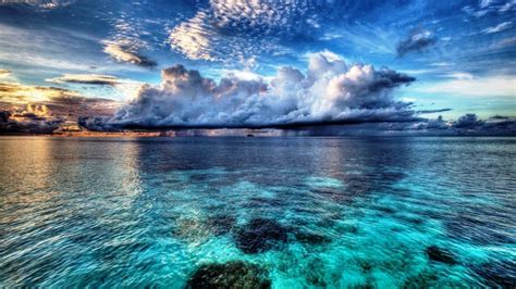 🔥 Download Wallpaper Puter Sea Blue Nature Oceans Desktop Hd By