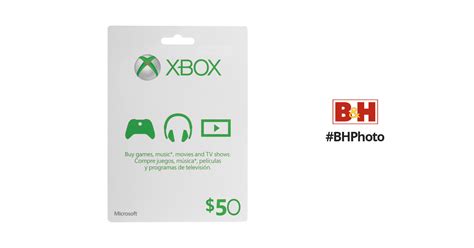 Microsoft 50 Xbox T Card Xbox One And 360 K4w 00002 Bandh