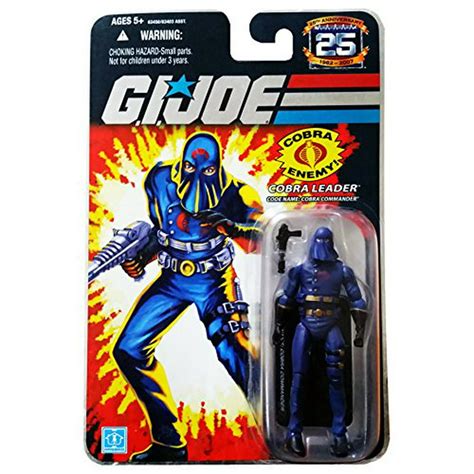 Gi Joe 25th Anniversary Wave 1 Cobra Commander Action Figure Walmart