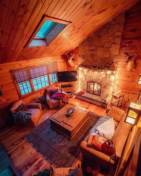 Gorgeous Log Cabin Style Home Interior Design25 Homishome
