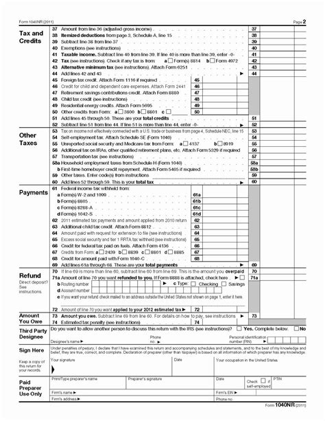 Federal Tax Form 1040a 2018 Universal Network
