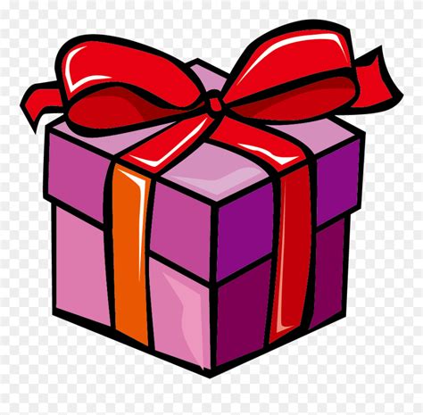 Drawing Present Cartoon Cartoon Gift Box Drawing Clipart PinClipart