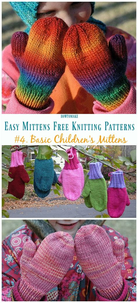 Quick And Easy Mittens Free Knitting Patterns
