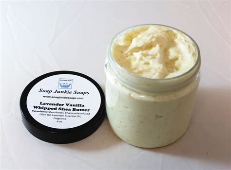 Lavender Vanilla Scented Whipped Shea Butter With Chamomile Etsy