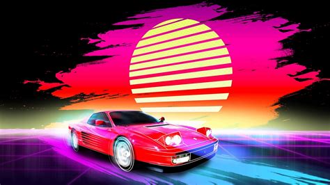 Car Retro Artwork K HD Artist K Wallpapers Images Backgrounds Photos And Pictures